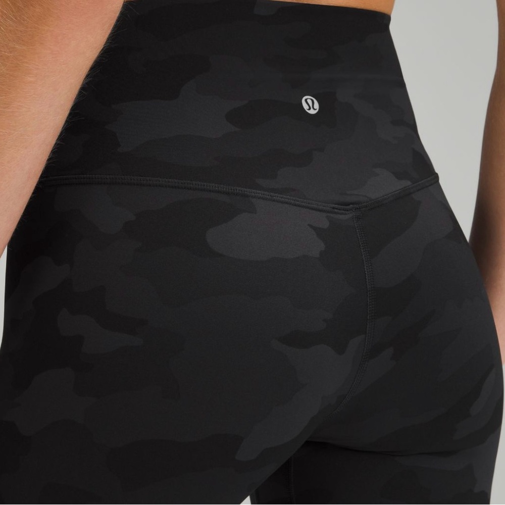 lululemon athletica Black Camo Leggings